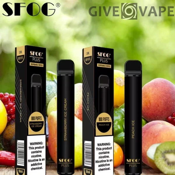 SFOG PLUS 800 Puffs 2% 3% 5% Nikotinarm, wiederaufladbar, Einweg-Vapes, Pen, Großpackung, Großhandel kaufen – GiveVape – 1