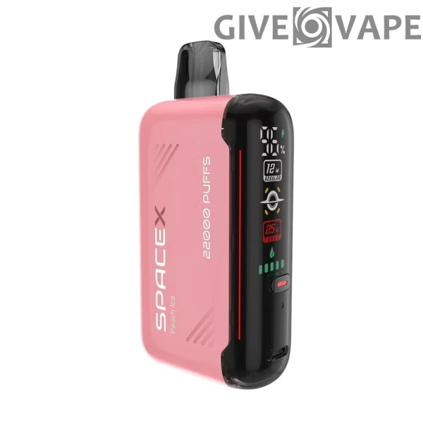 VAPME Spacex 22000 Puffs Digital Screen 0% 2% 3% 5% Low Nicotine Rechargeable Disposable Vapes Pen Bulk Buy Wholesale - GiveVape - 2