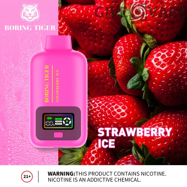 VASY Boring Tiger 25000 Puffs Digitaler Bildschirm 4-Mesh-Spule 50 mg nikotinarmer, wiederaufladbarer Einweg-Vape-Stift, Großpackung, Großhandel kaufen – GiveVape – 5