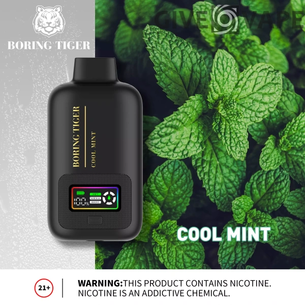VASY Boring Tiger 25000 Puffs Digitaler Bildschirm 4-Mesh-Spule 50 mg nikotinarmer, wiederaufladbarer Einweg-Vape-Stift, Großpackung, Großhandel kaufen – GiveVape – 2